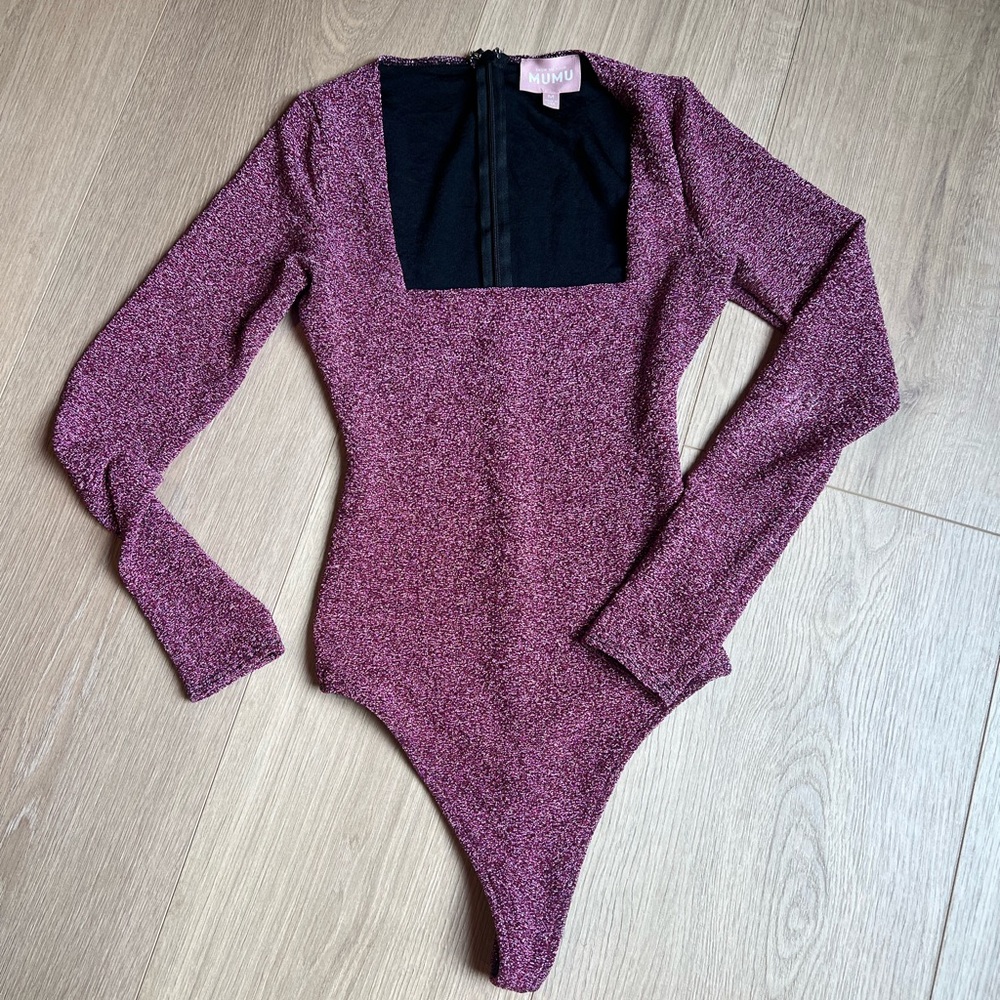 Show Me Your MuMu Sparkling Purple Bodysuit